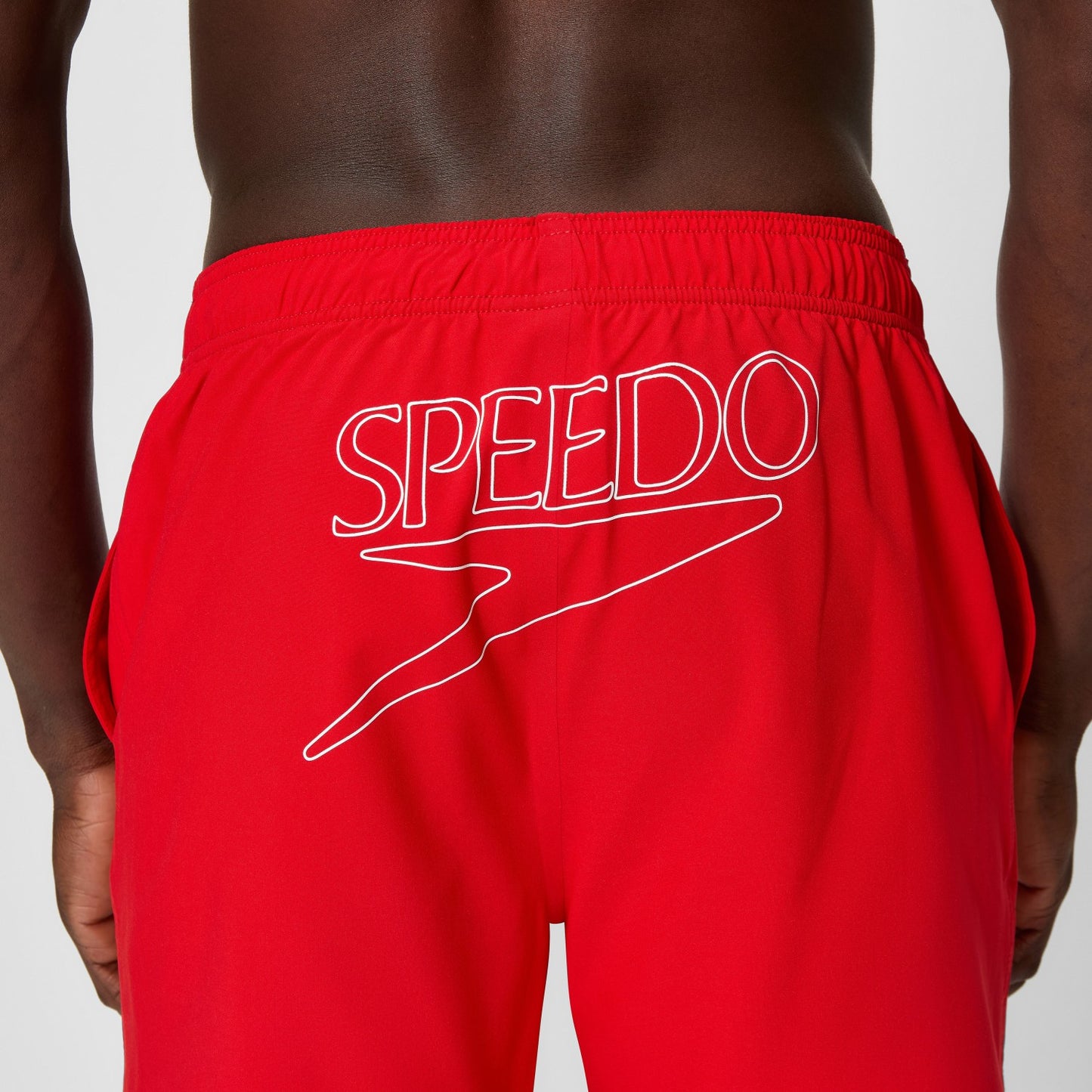 Classic Logo Swim Shorts Red - Speedo
