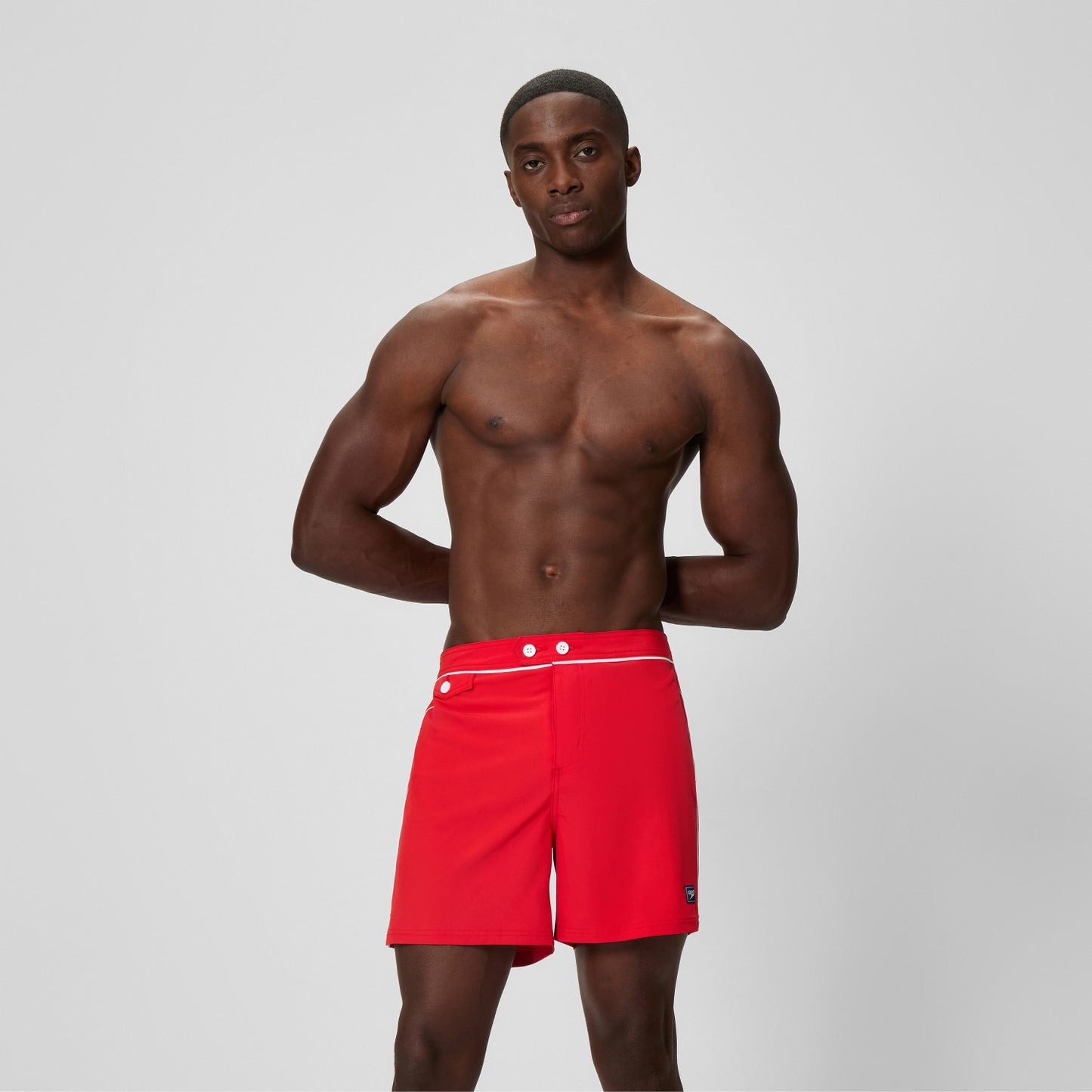 Jetstream Solid Swim Shorts Red - Speedo