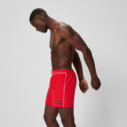 Jetstream Solid Swim Shorts Red - Speedo