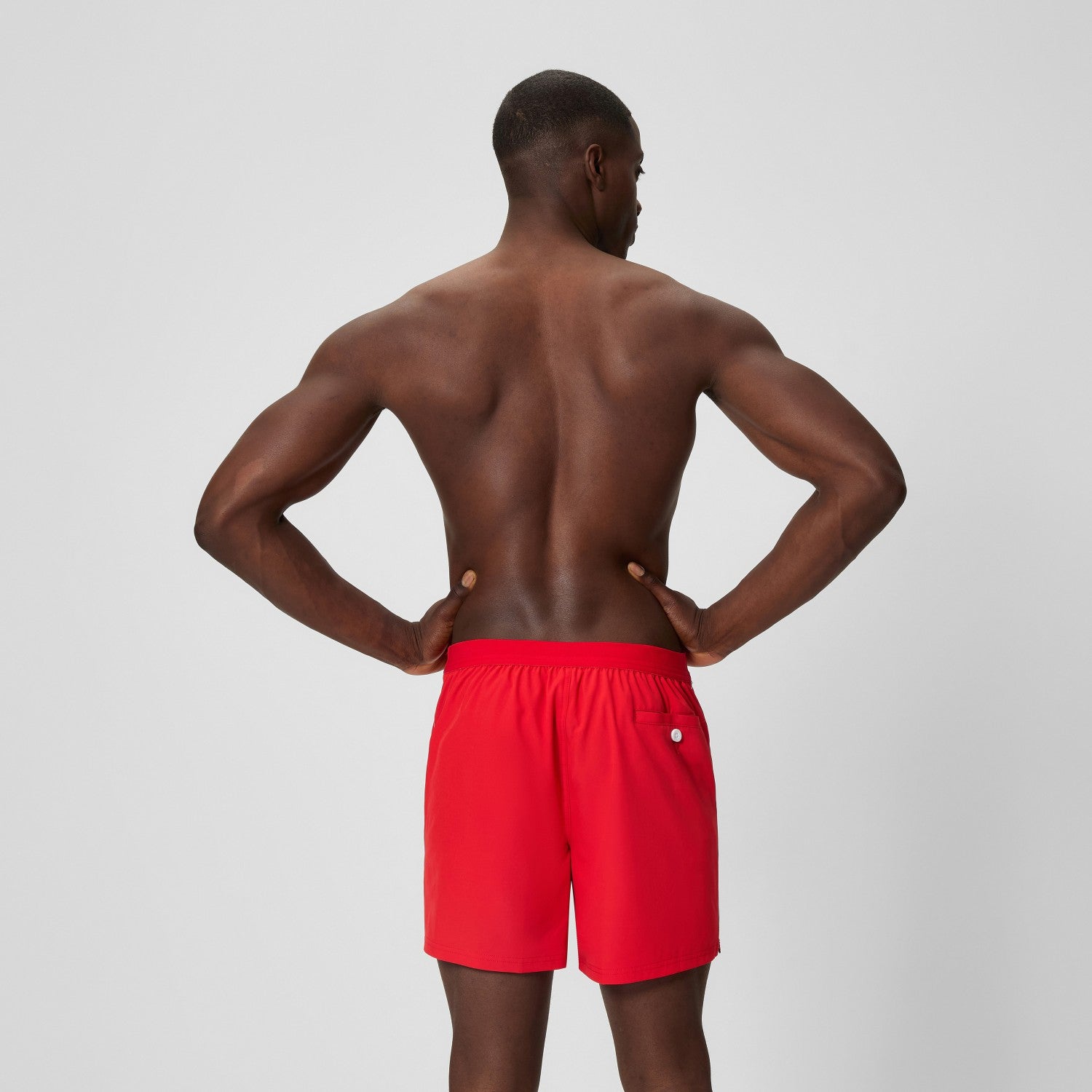 Jetstream Solid Swim Shorts Red - Speedo