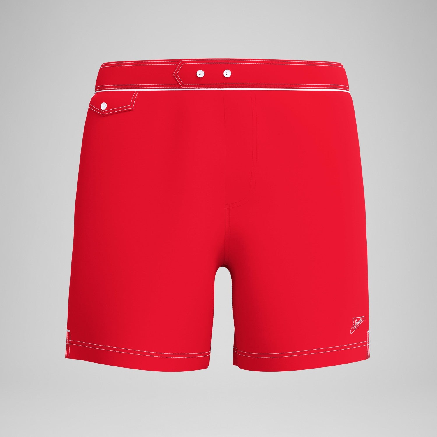 Jetstream Solid Swim Shorts Red - Speedo