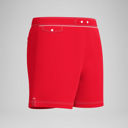 Jetstream Solid Swim Shorts Red - Speedo