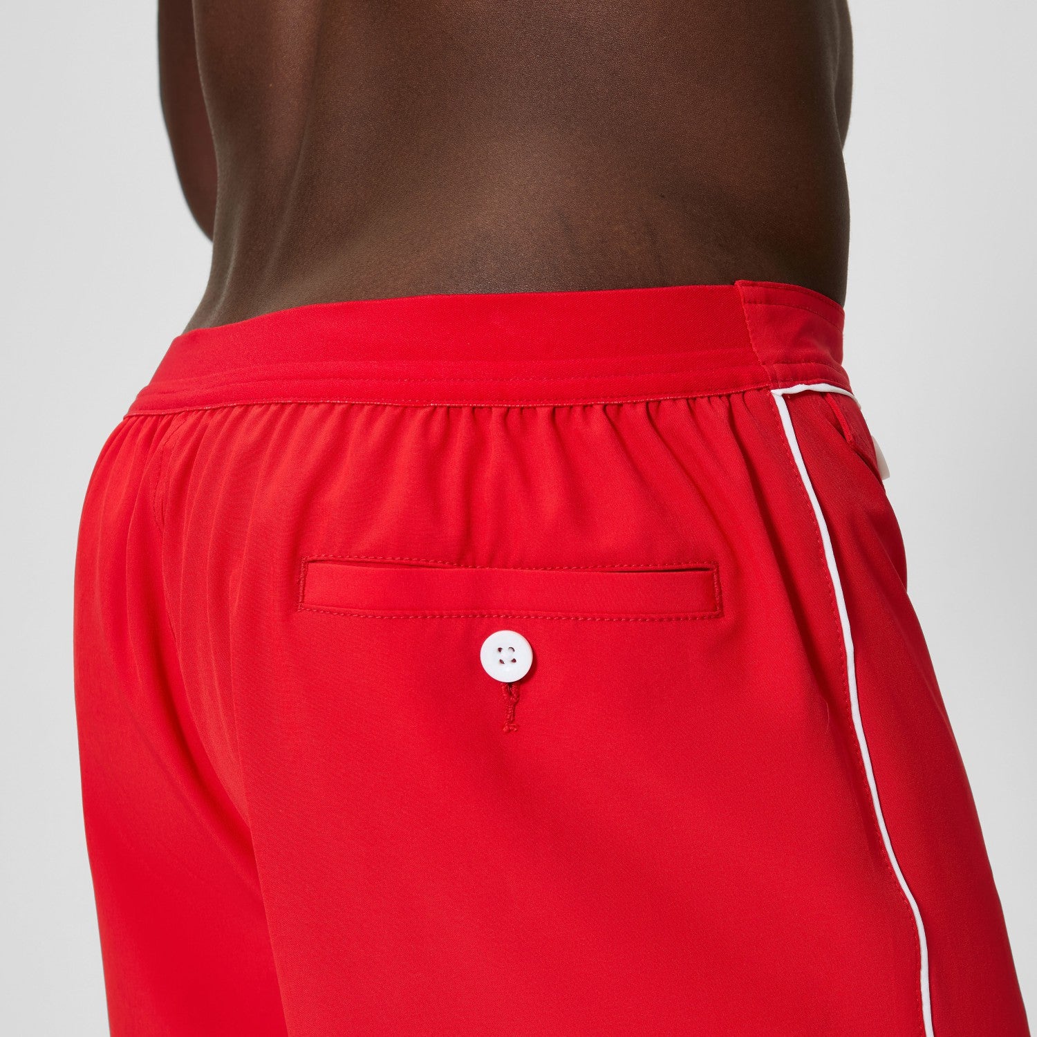 Jetstream Solid Swim Shorts Red - Speedo