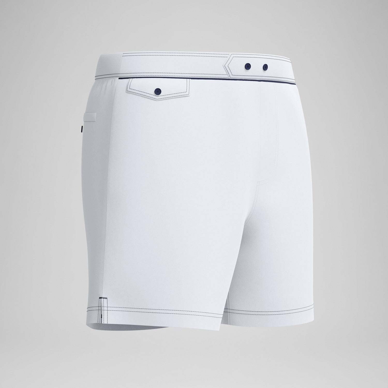 Jetstream Solid Swim Shorts White - Speedo