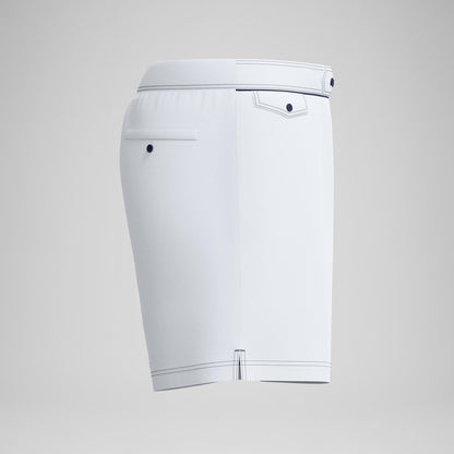 Jetstream Solid Swim Shorts White - Speedo