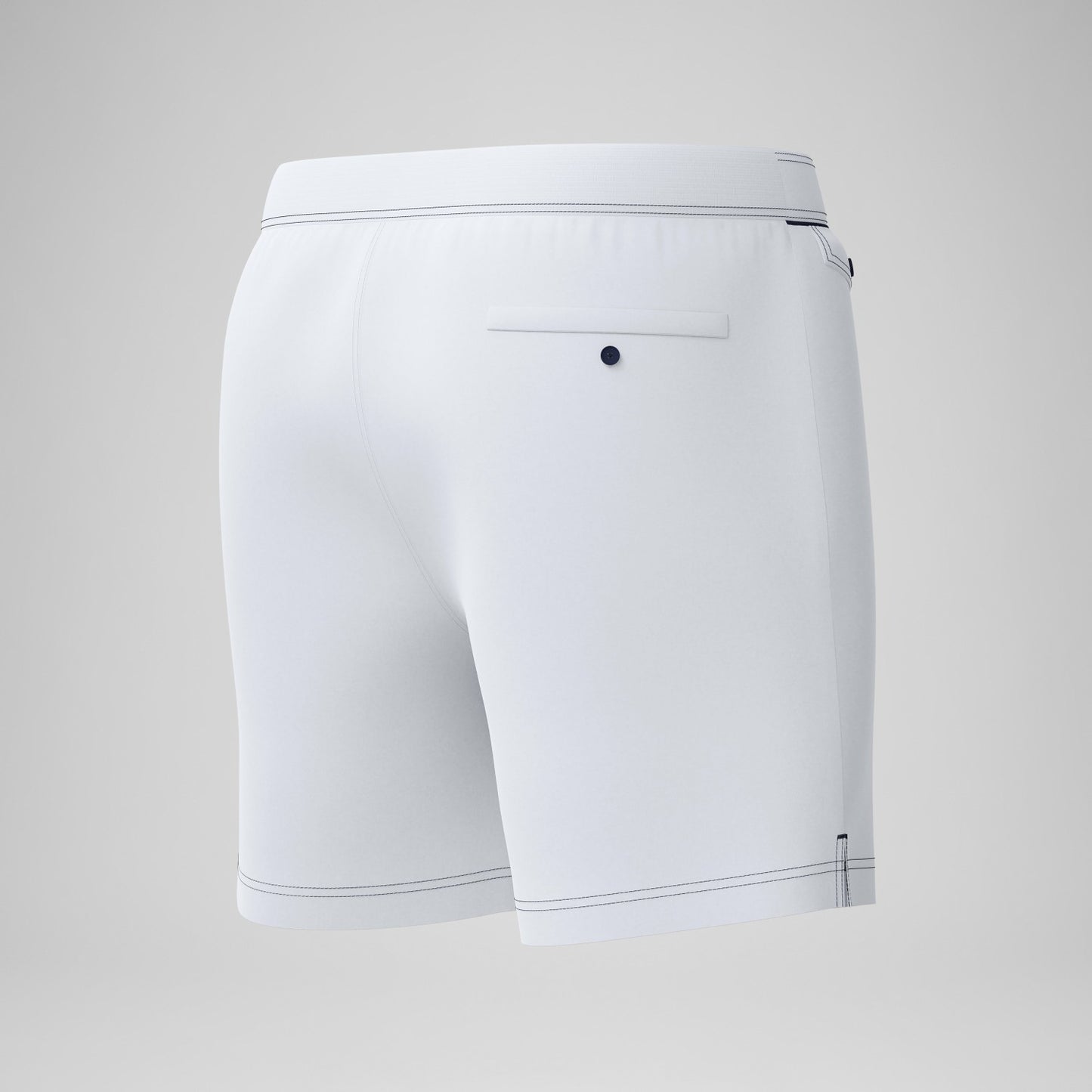 Jetstream Solid Swim Shorts White - Speedo