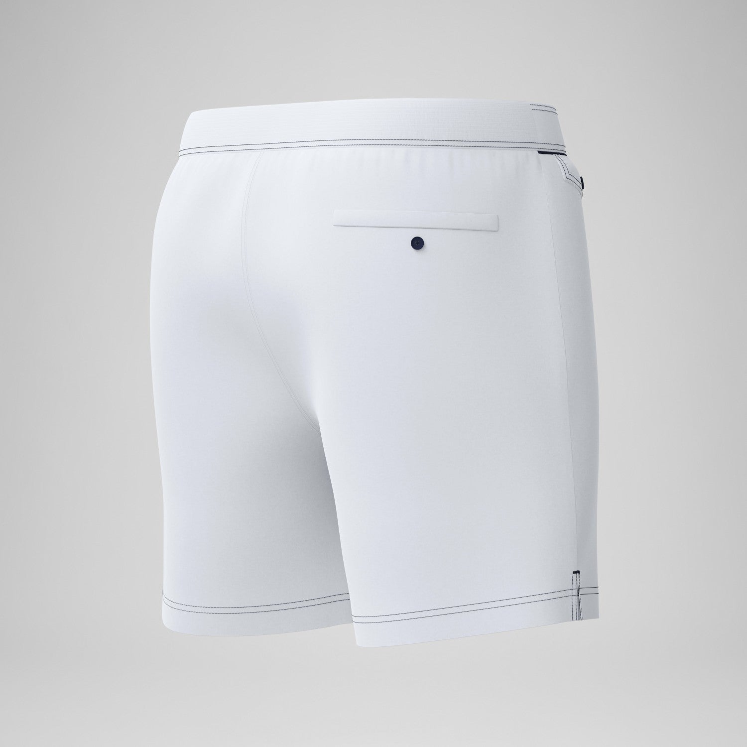 Jetstream Solid Swim Shorts White - Speedo
