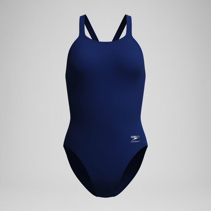 Solid Leaderback Swimsuit Navy - Speedo