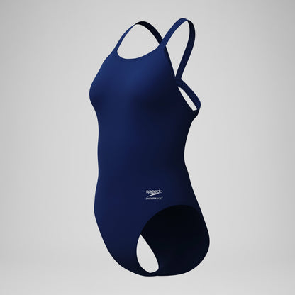 Solid Leaderback Swimsuit Navy - Speedo