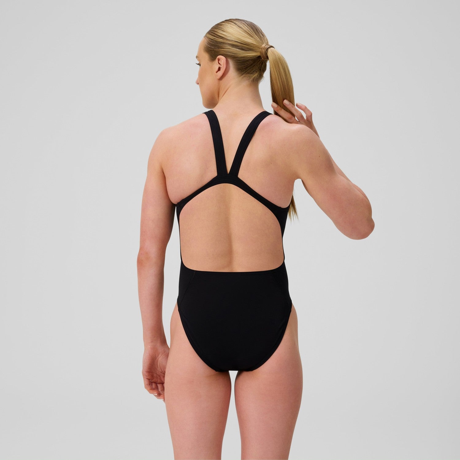Solid Leaderback Swimsuit Black - Speedo