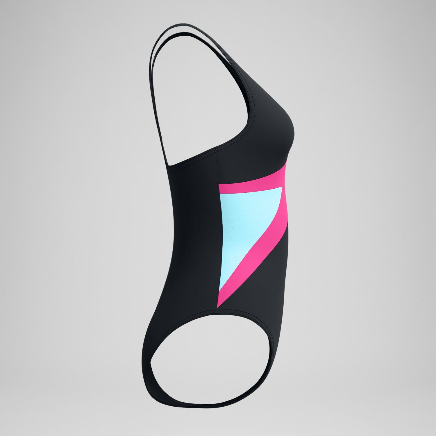 Hyperboom Butterfly Back Swimsuit Black/Pink - Speedo