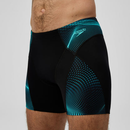 Endurance+ MAX Compression Mid Jammer Black/Turquoise - Speedo