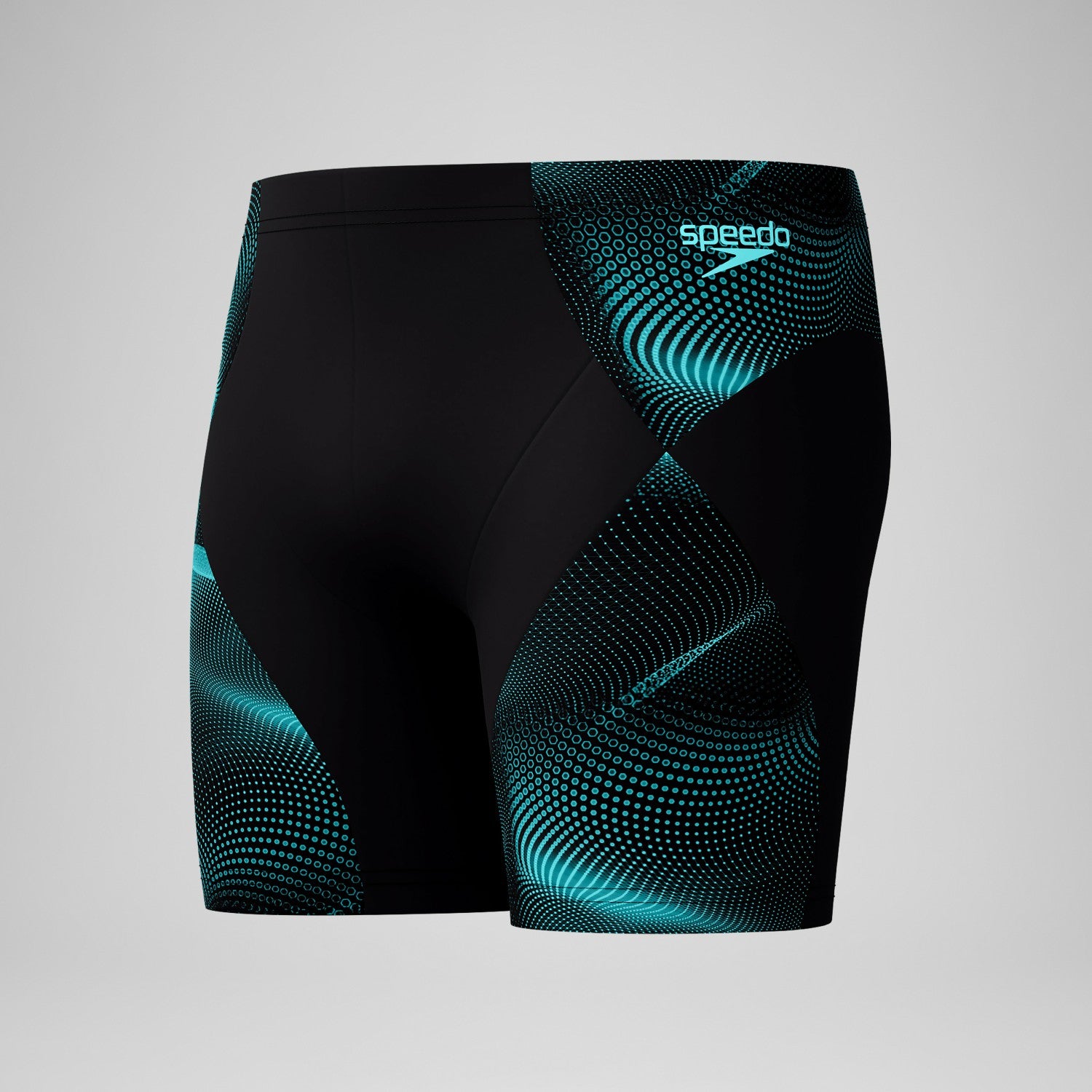 Endurance+ MAX Compression Mid Jammer Black/Turquoise - Speedo
