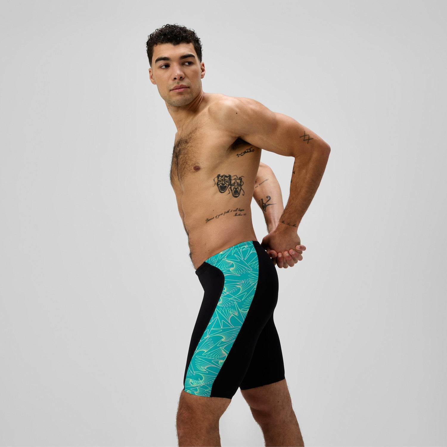 Hyperboom Panel Jammer Black/Turquoise - Speedo