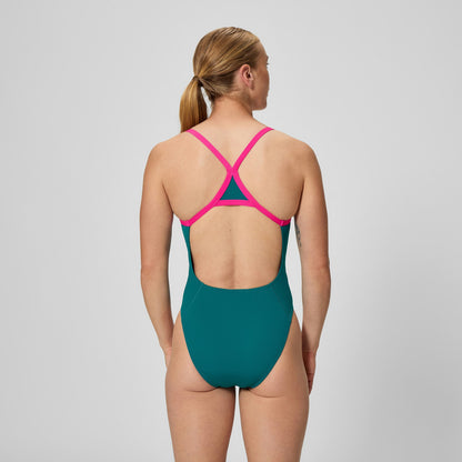 Club Training Turnback Swimsuit Teal - Speedo
