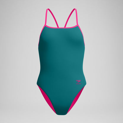 Club Training Turnback Swimsuit Teal - Speedo