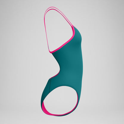 Club Training Turnback Swimsuit Teal - Speedo