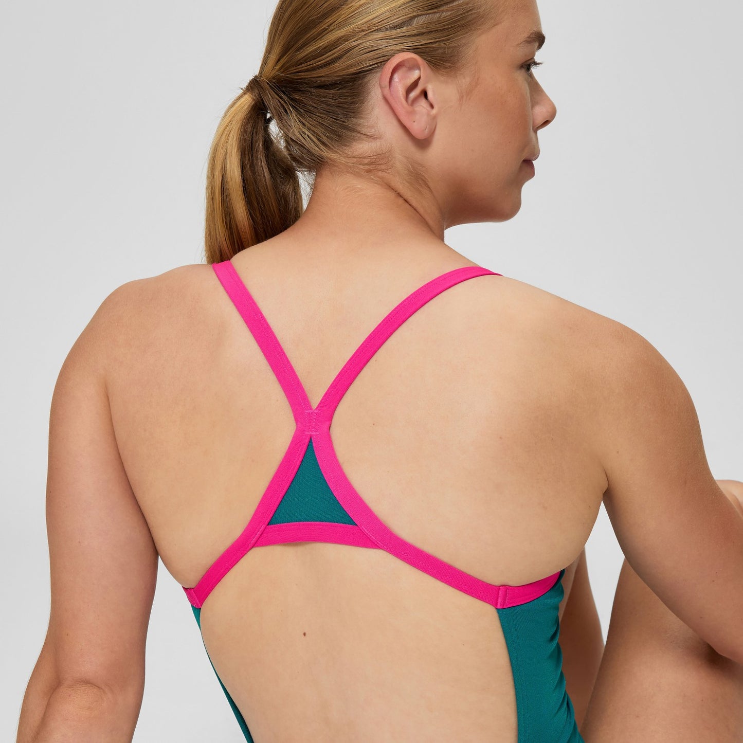 Club Training Turnback Swimsuit Teal - Speedo