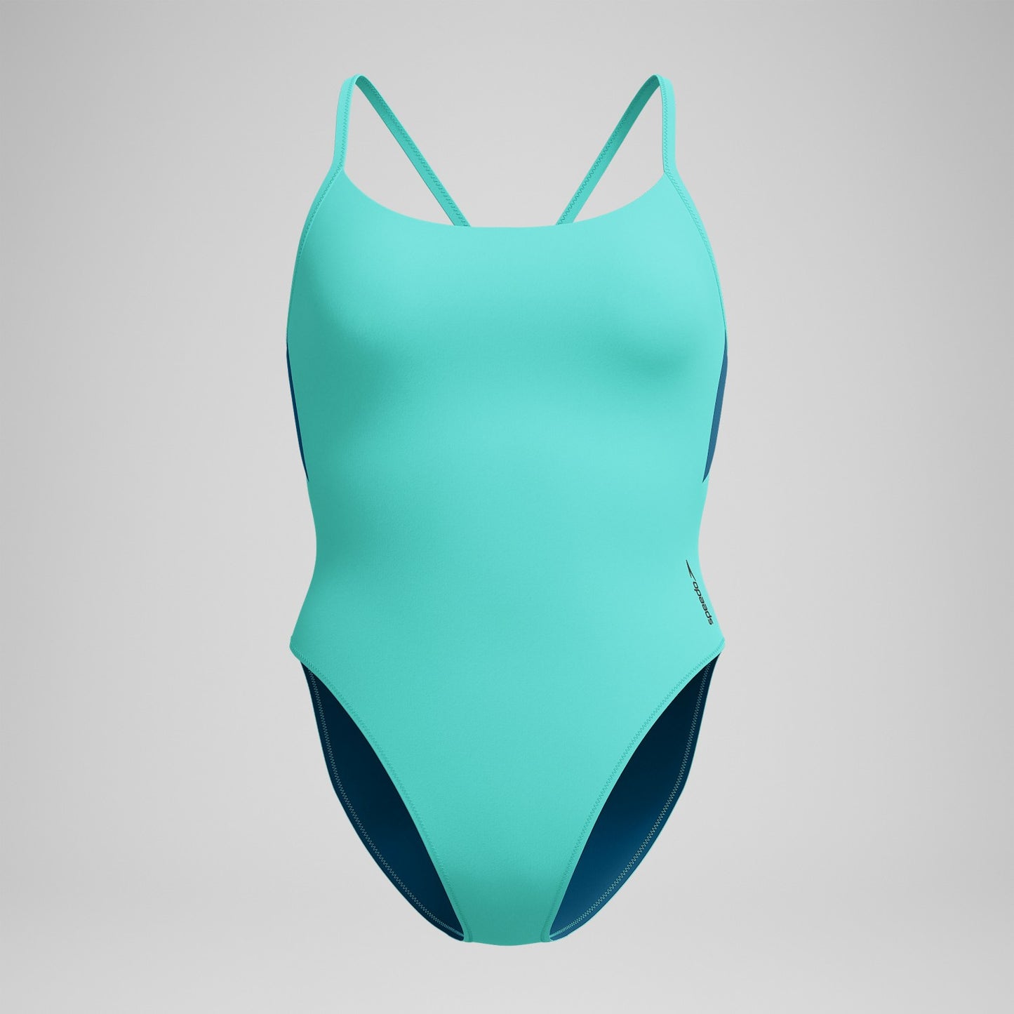 Solid Racerback Swimsuit Turquoise - Speedo