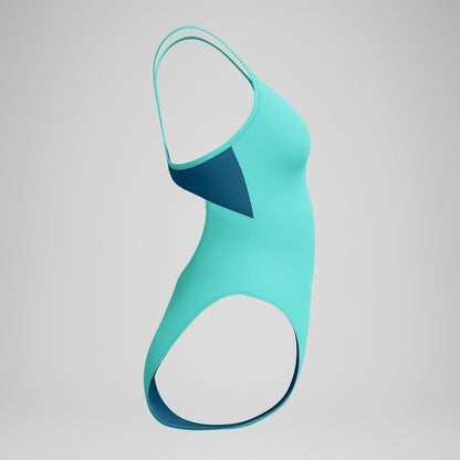 Solid Racerback Swimsuit Turquoise - Speedo