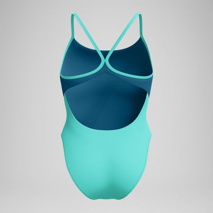 Solid Racerback Swimsuit Turquoise - Speedo