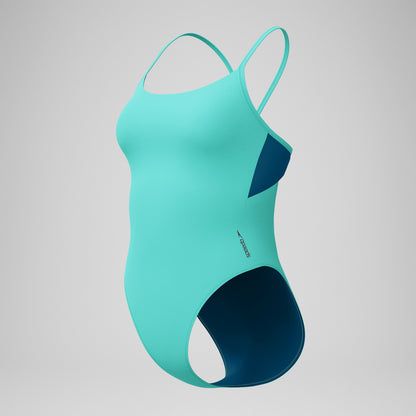 Solid Racerback Swimsuit Turquoise - Speedo