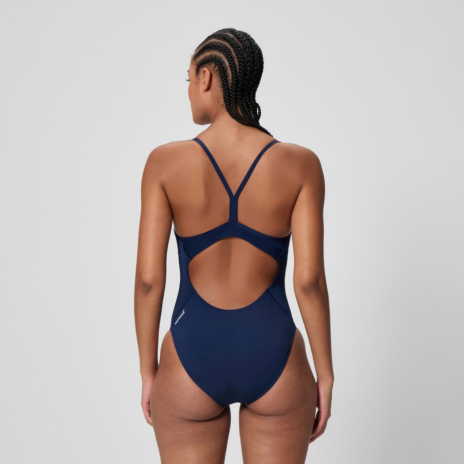 Endurance+ Logo Thinstrap Swimsuit Navy - Speedo