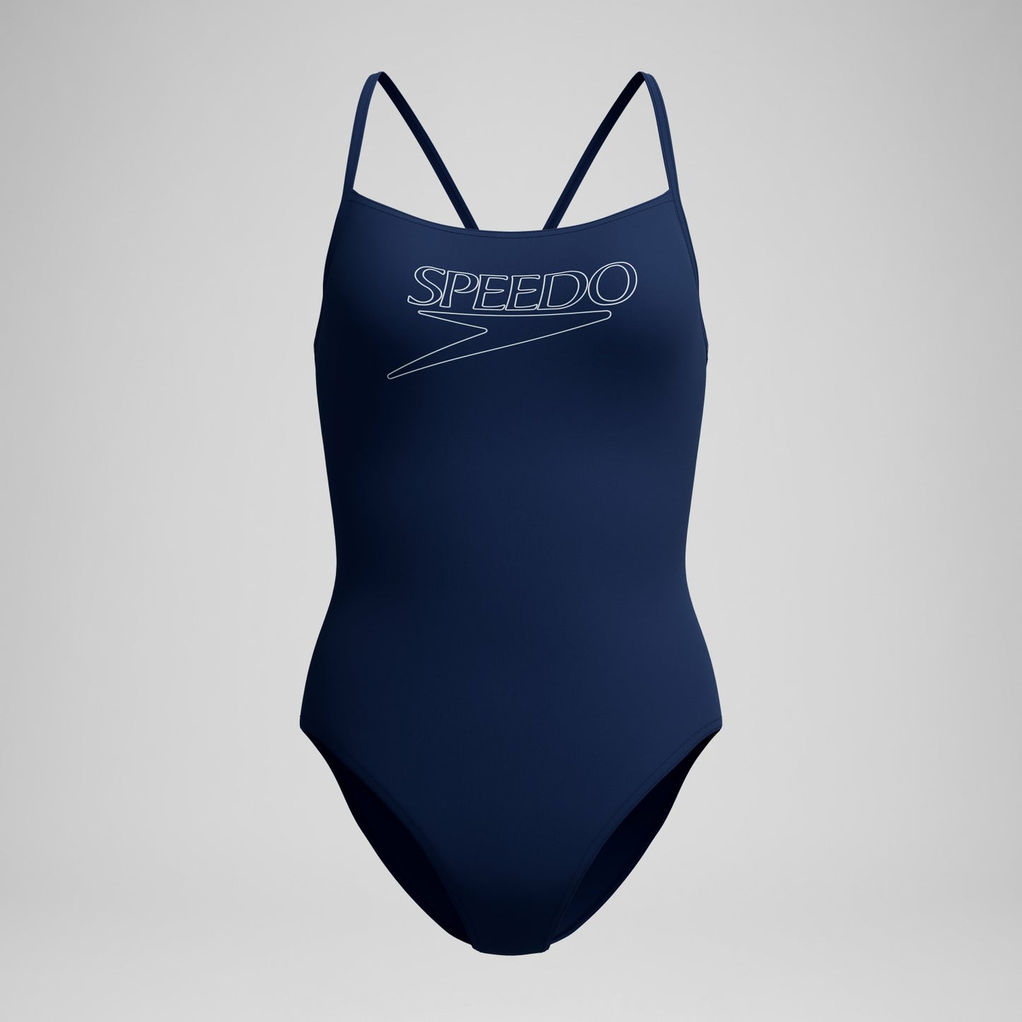 Endurance+ Logo Thinstrap Swimsuit Navy - Speedo