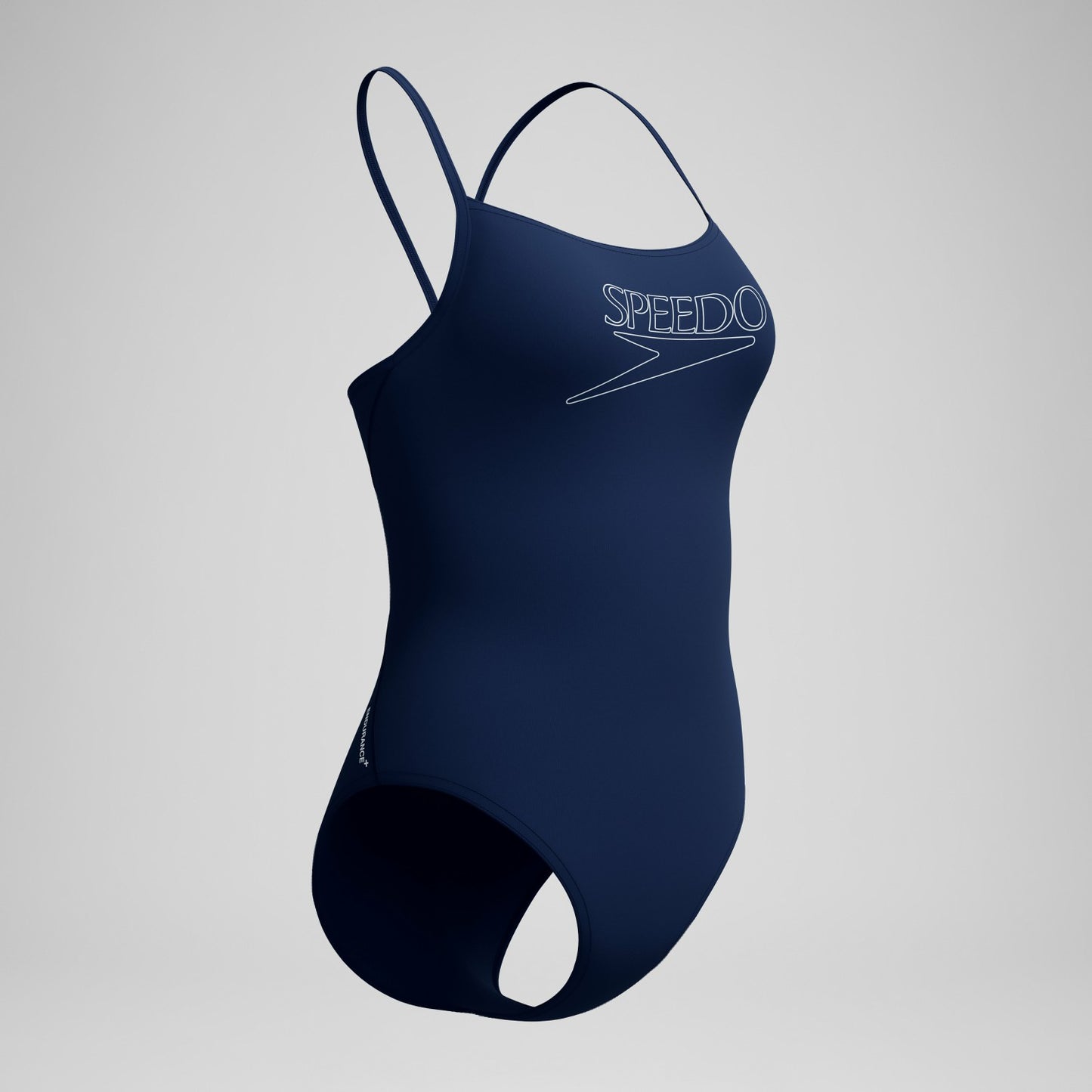 Endurance+ Logo Thinstrap Swimsuit Navy - Speedo