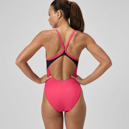 Solid Racerback Swimsuit Pink - Speedo