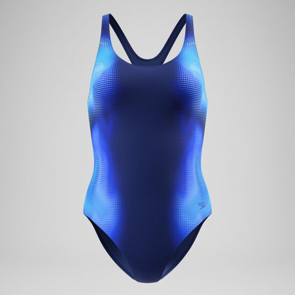 Printed Medalist Swimsuit Blue/Navy - Speedo