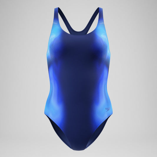 Printed Medalist Swimsuit Blue/Navy - Speedo