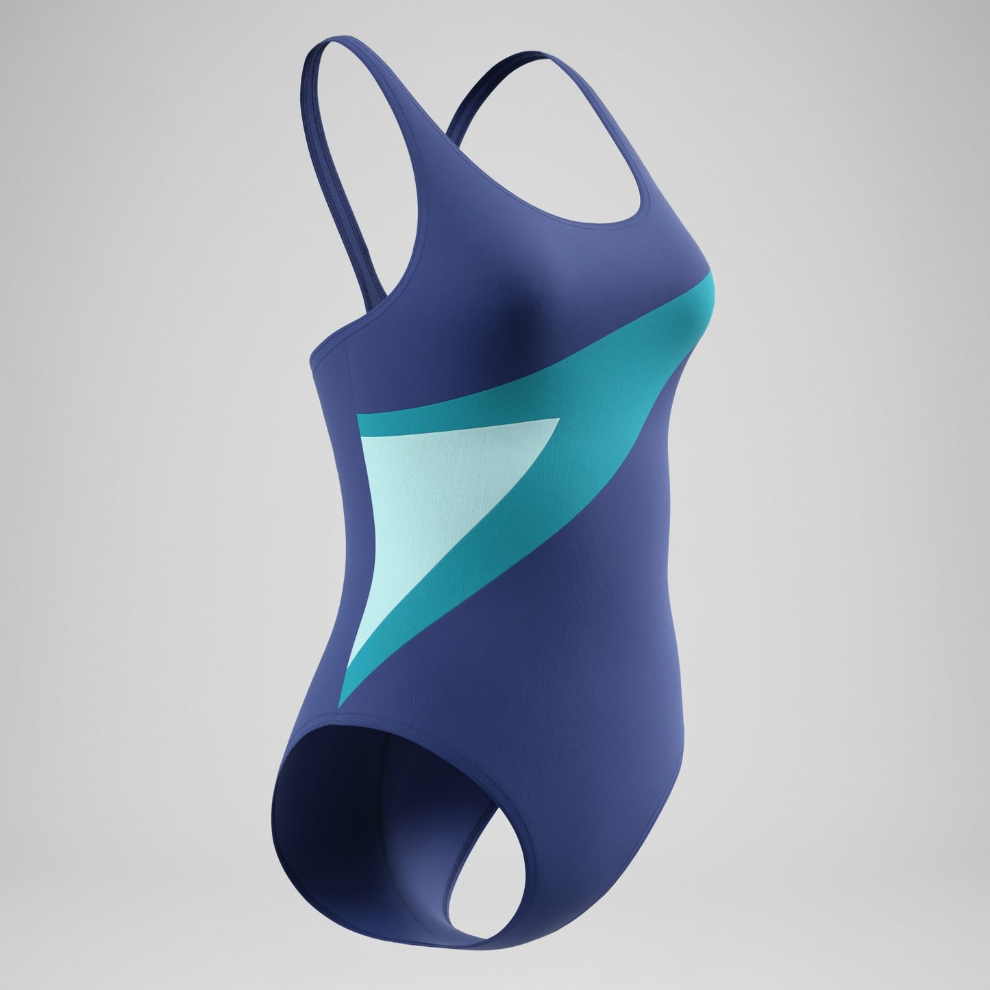 Hyperboom Butterfly Back Swimsuit Blue/Green - Speedo