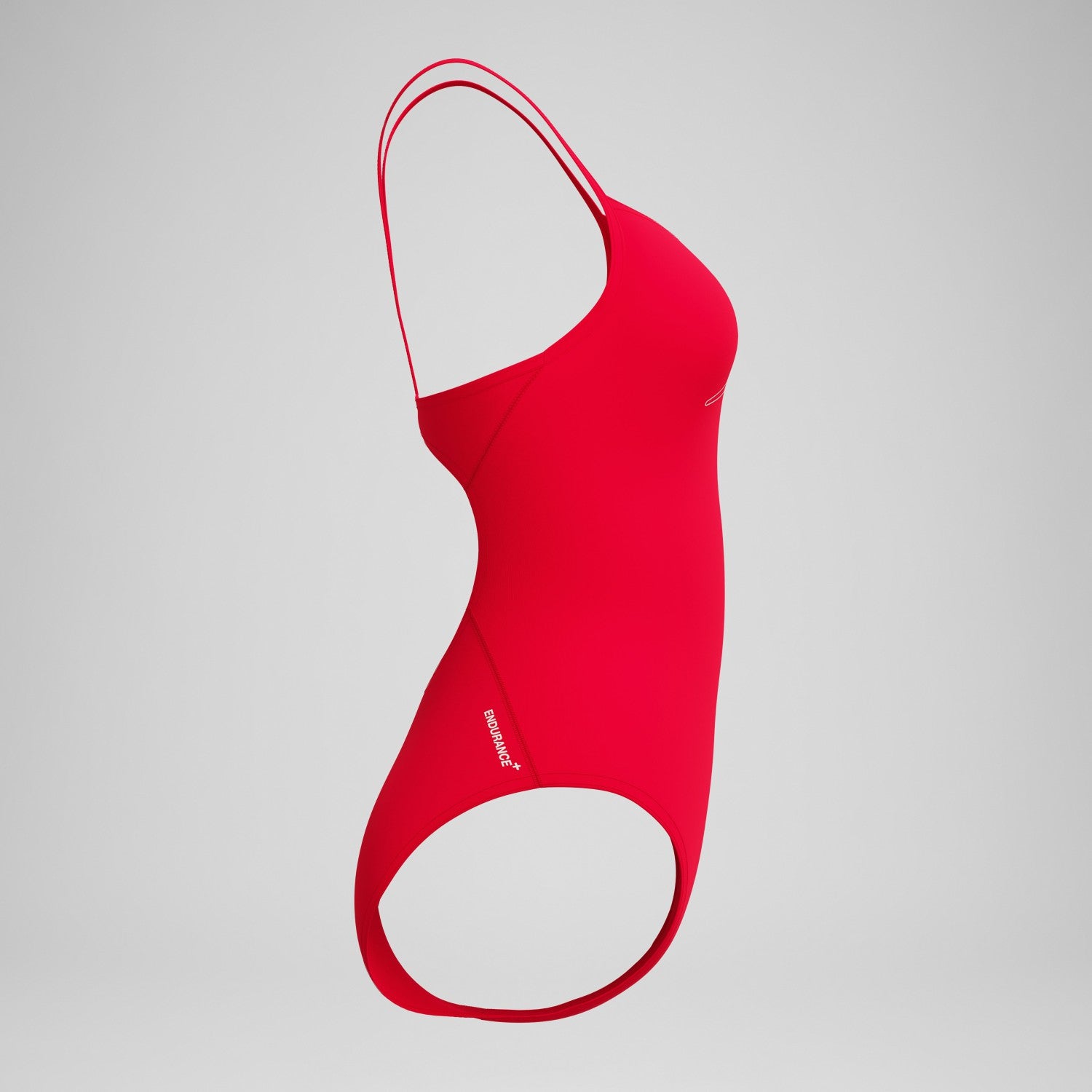 Endurance+ Logo Thinstrap Swimsuit Red - Speedo