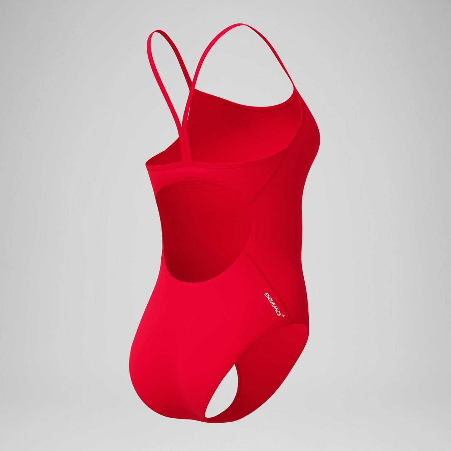 Endurance+ Logo Thinstrap Swimsuit Red - Speedo