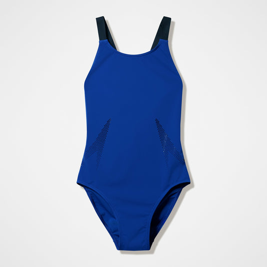 Boom Leaderback Swimsuit Blue - Speedo