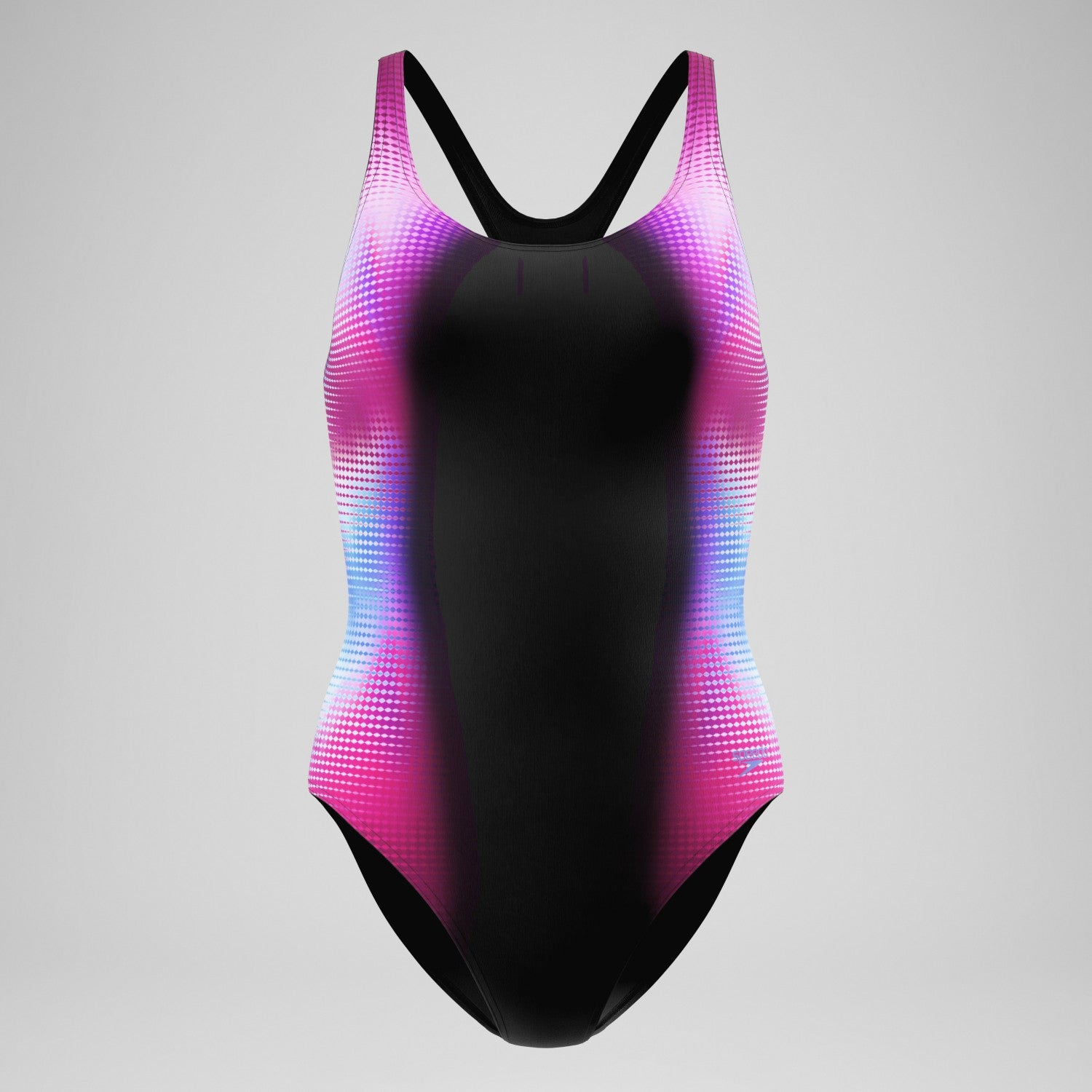 Printed Medalist Swimsuit Black/Pink - Speedo