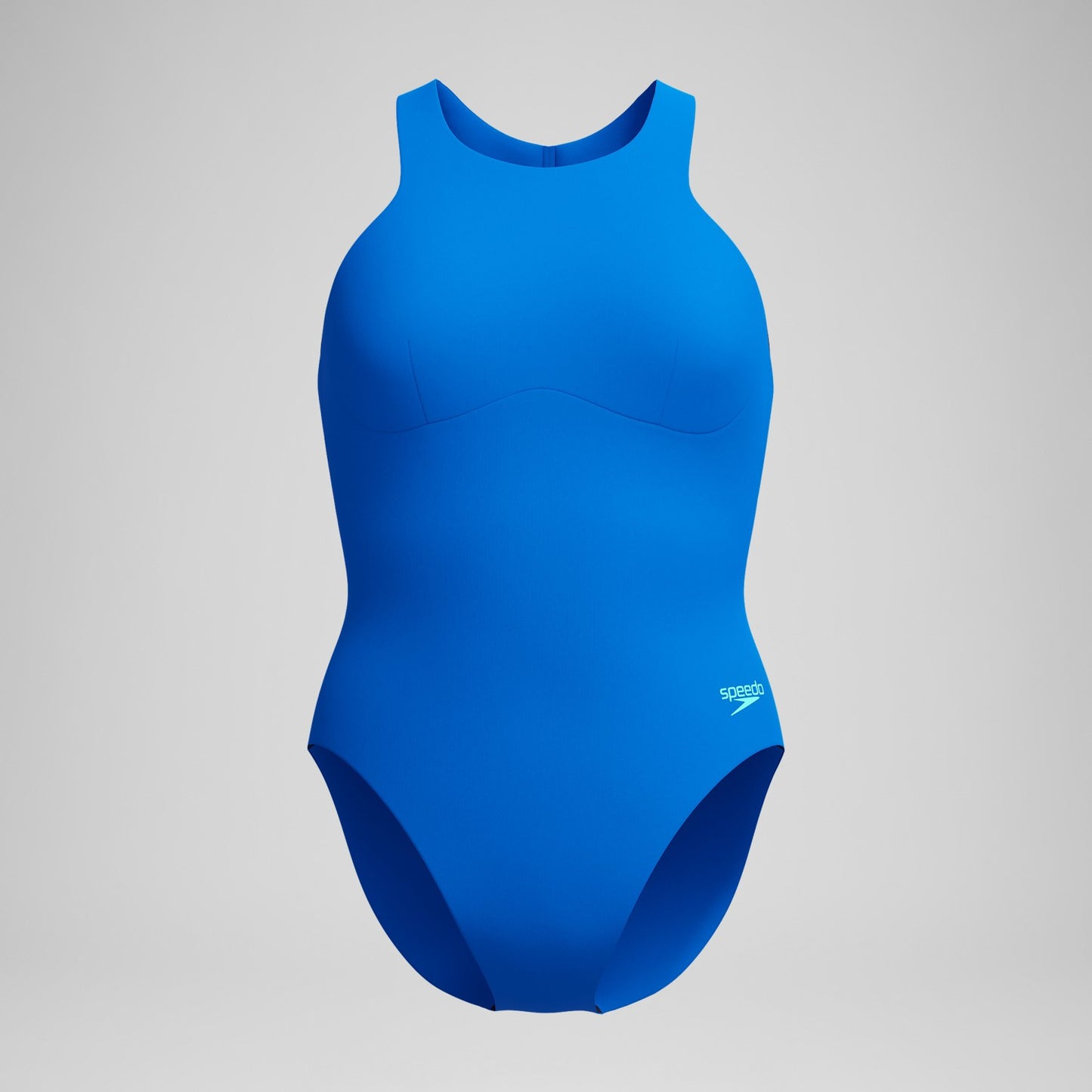 Racerback Zip Swimsuit Blue - Speedo