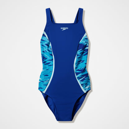 Hyperboom Splice Muscleback One Piece Blue - Speedo