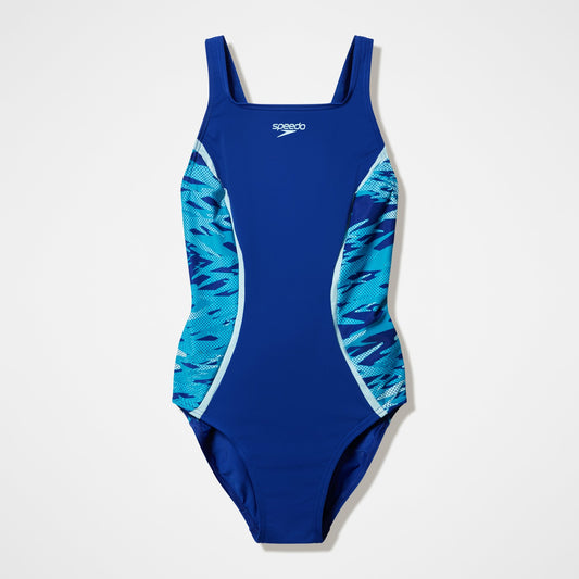 Hyperboom Splice Muscleback One Piece Blue - Speedo