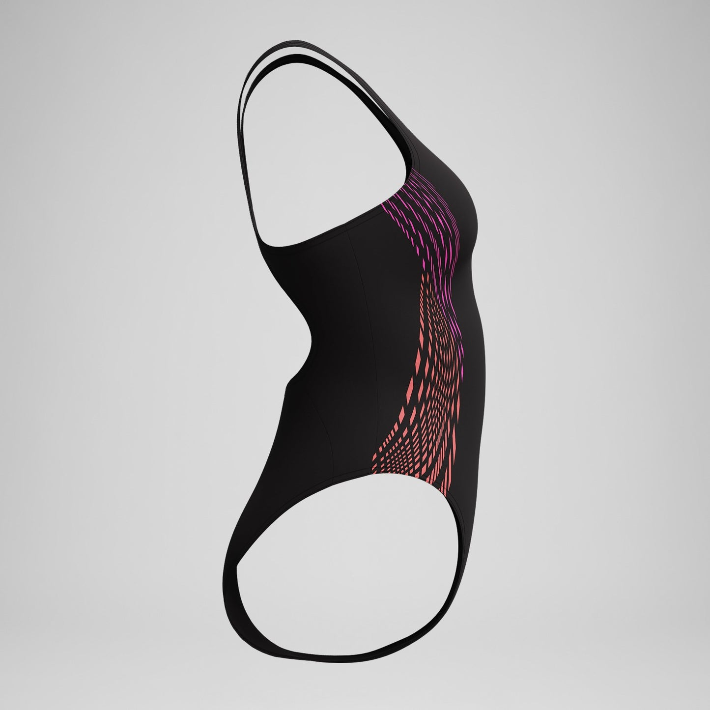 Placement Muscleback Swimsuit Black/Pink - Speedo