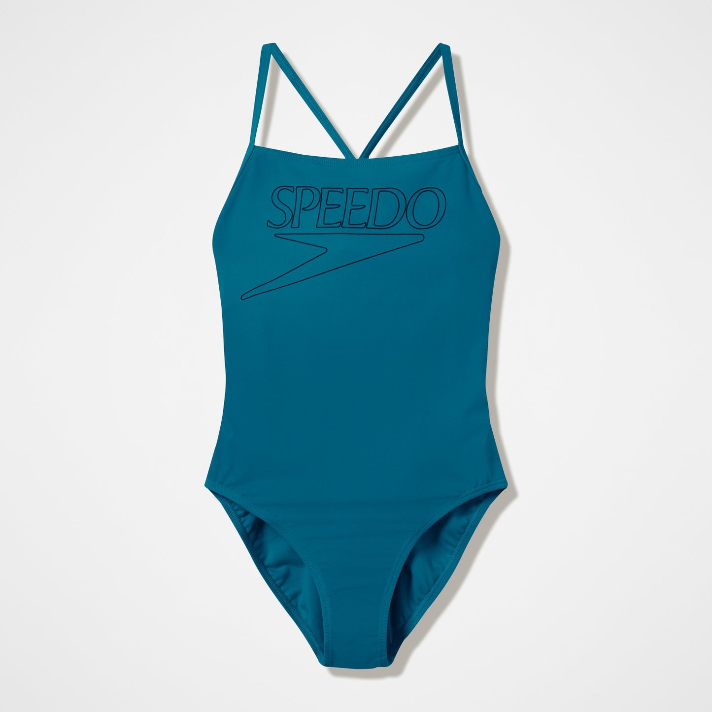 Endurance+ Logo Thinstrap Swimsuit Green - Speedo