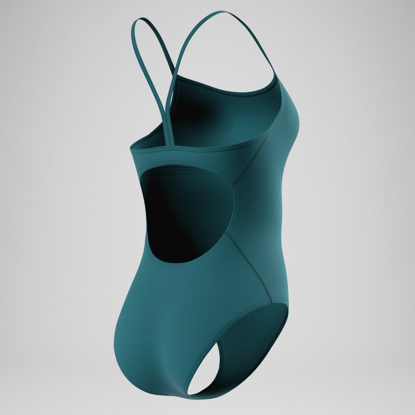 Endurance+ Logo Thinstrap Swimsuit Green - Speedo