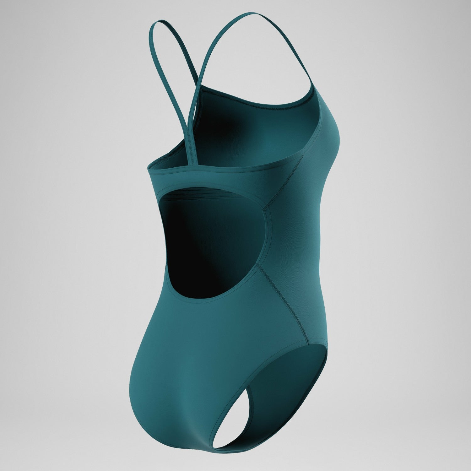 Endurance+ Logo Thinstrap Swimsuit Green - Speedo
