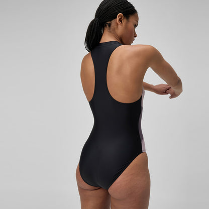 Colourblock Swimsuit Black/Dark Grey - Speedo