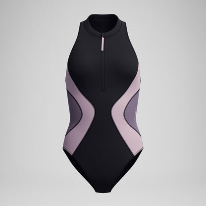 Colourblock Swimsuit Black/Dark Grey - Speedo
