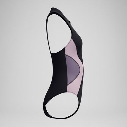 Colourblock Swimsuit Black/Dark Grey - Speedo