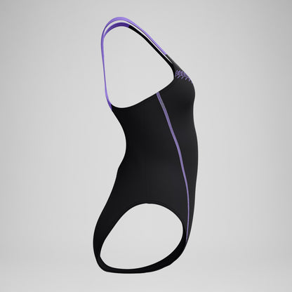 Medley Logo Swimsuit Black/Peach - Speedo