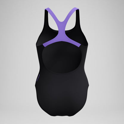 Medley Logo Swimsuit Black/Peach - Speedo