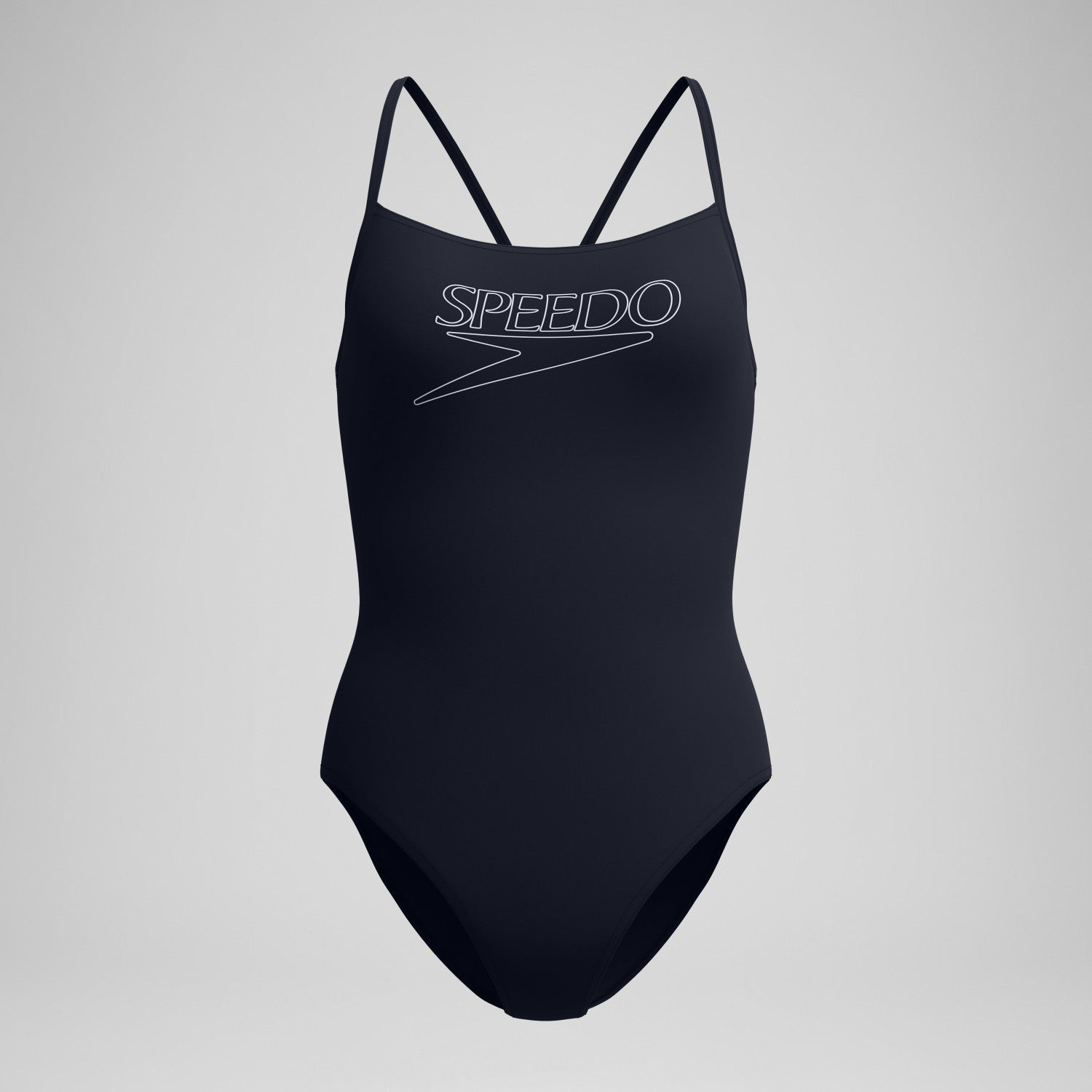 Endurance+ Logo Thinstrap Swimsuit Black - Speedo